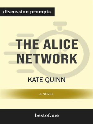 cover image of The Alice Network--A Novel